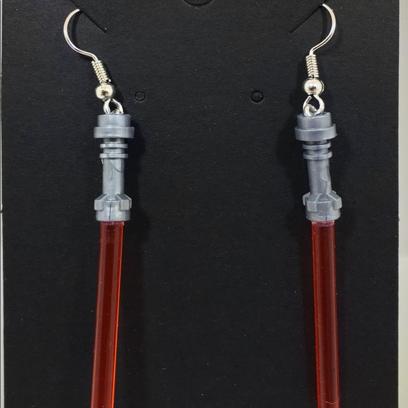 Star Wars lightsaber earrings - Picture 5 of 5